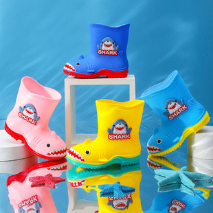 Children's Rain Boots, Women's Velvet Warm Removable Water Shoes, Non-Slip Waterproof Rain Boots, Toddlers, Middle-Aged Kidsren, Baby Boys' Boots