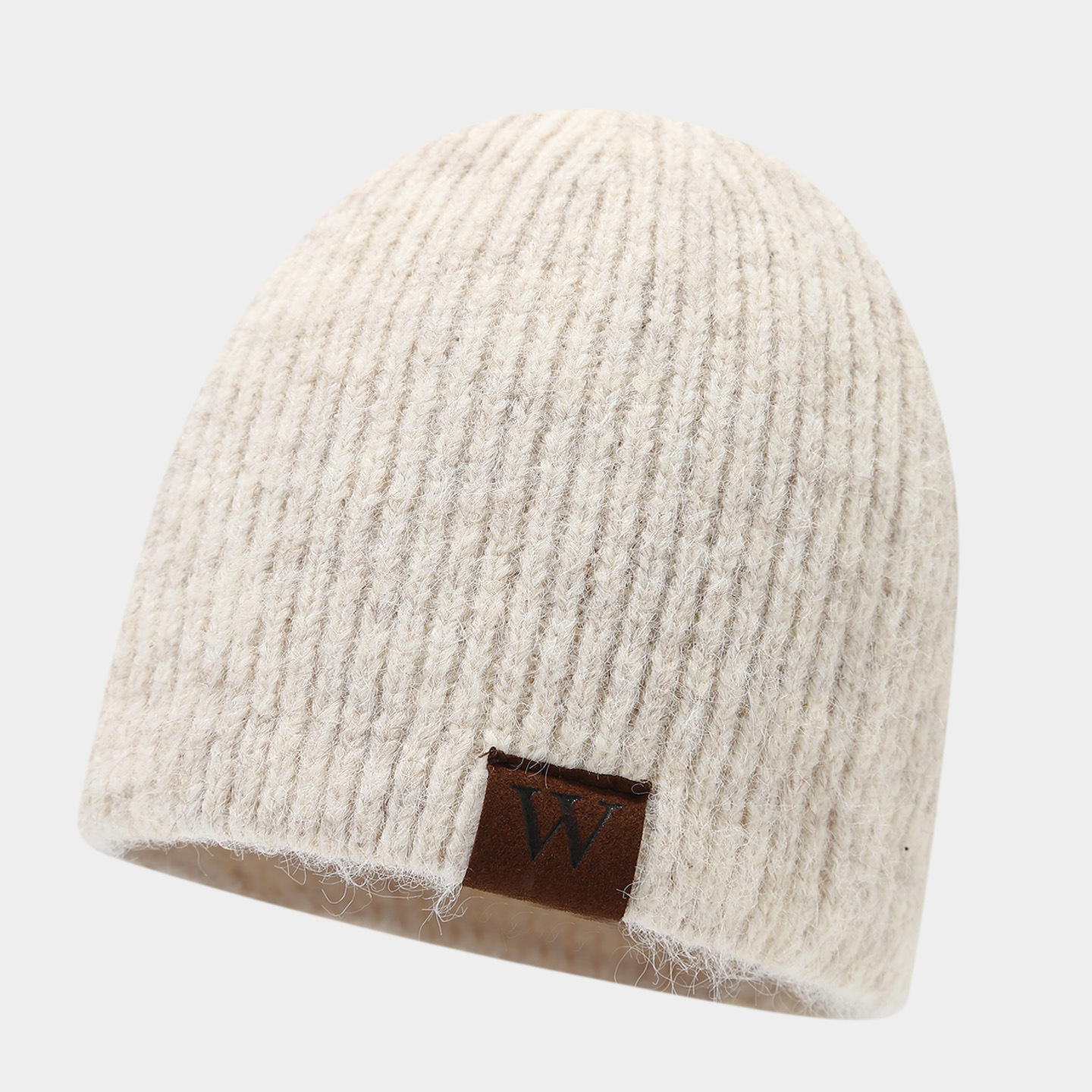 Otoño y invierno nuevo sombrero de punto transfronterizo de tendencia europea y americana rayas delgadas calles de moda retro sombrero de lana damas
