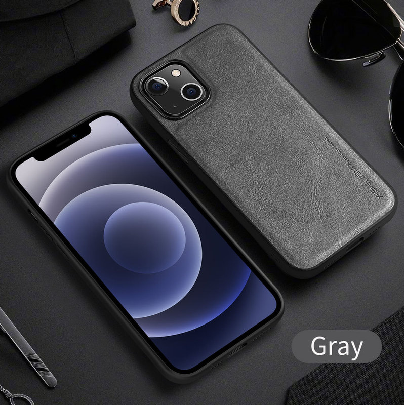 iPhone13pro携帯電話ケース16クレイジーホースパターン14ケースApple15レザーケースXSMAXプレーンレザー17保護ケースに適しています。|undefined