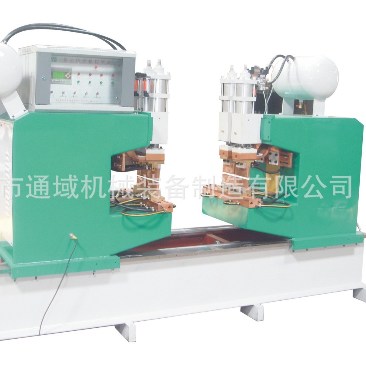 顺德通域机械供应新款双头四缸排焊机电动高效网片全自动实用
