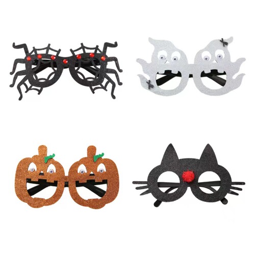Halloween glasses Halloween glasses creative ghost pumpkin photography prop atmosphere decoration Halloween glasses
