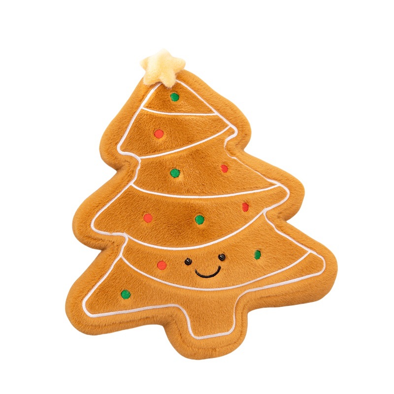 Cuscino di peluche a forma di omino di pan di zenzero di Natale, decorazione natalizia, regalo per bambini e adulti, decorazioni per feste in casa_voghion.com