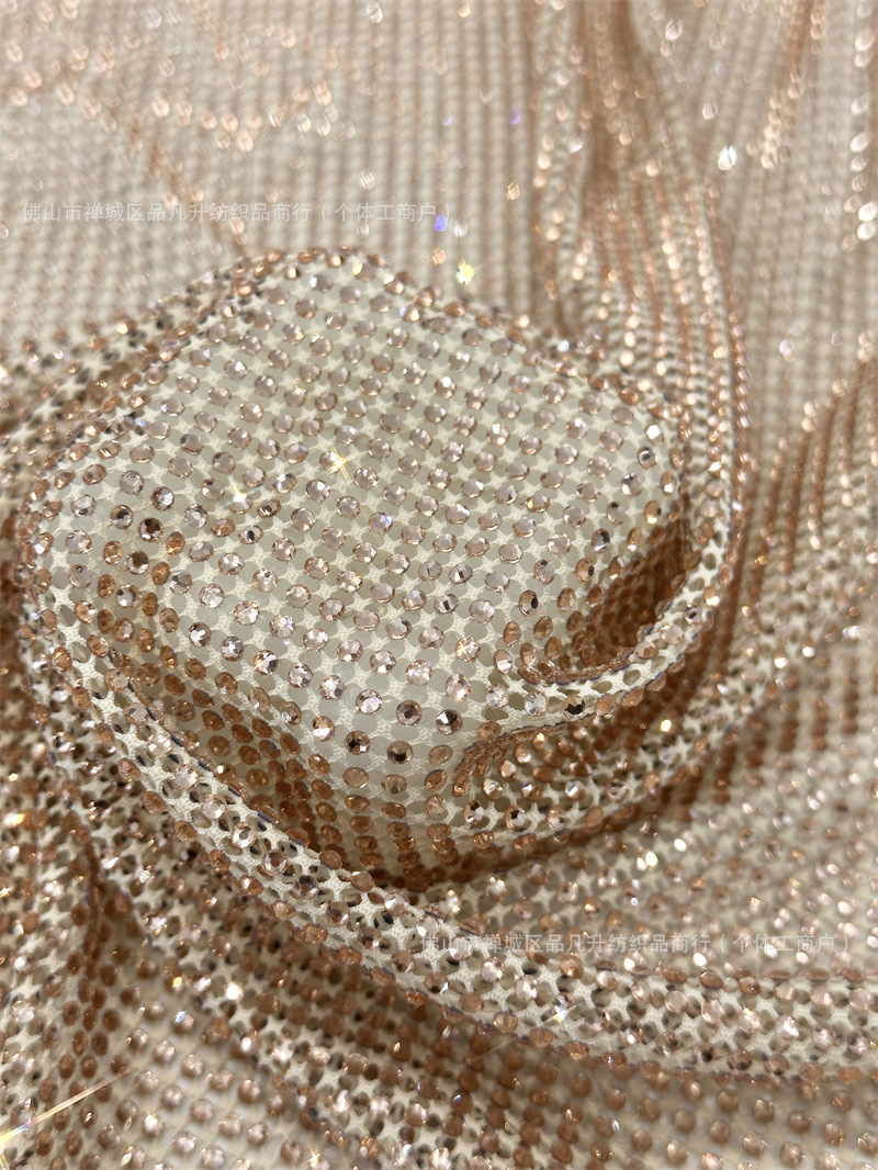 Transfronterizos amazónicos de moda de alta calidad, ropa de mangas largas de diamante de alta densidad, tela de diamante caliente de alta densidad