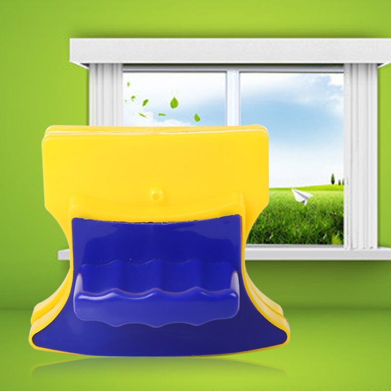 Household double-sided magnetic glass cleaner, high-rise window cleaning tool for single-layer and double-layer glass