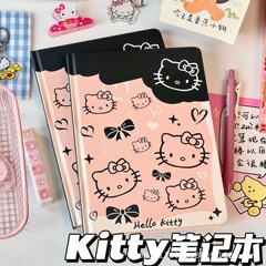 かわいい漫画ケイティkt猫A5ハードシェル手帐ちょう结びサンリオメモ少女ハートカラーページ手帐