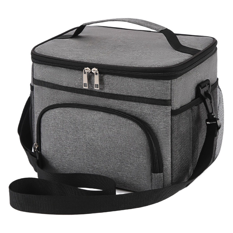 Nuevo Amazon Venta caliente 15l grueso aislamiento térmico bolsa de gran capacidad al aire libre picnic bolsa de almuerzo bolsa de trabajo bolsa de almuerzo