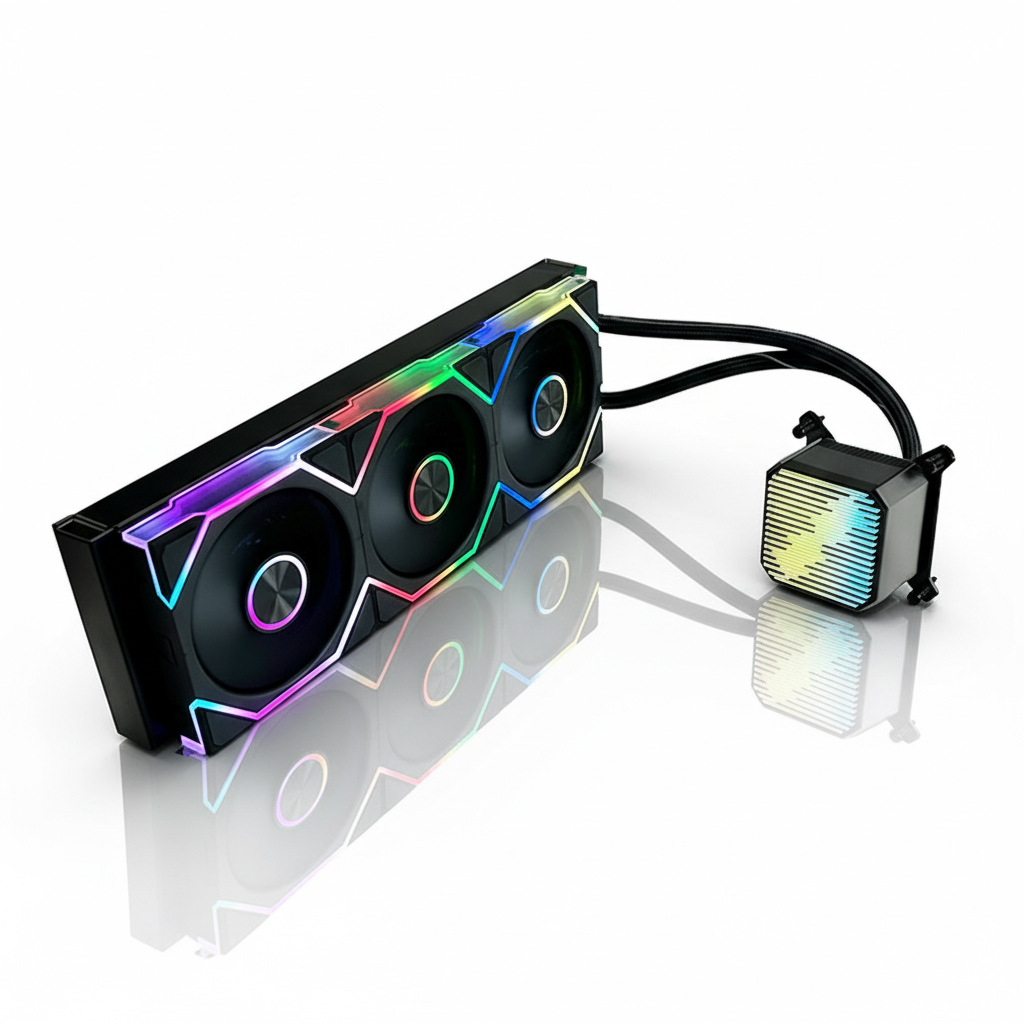 【定制】2026新款360一体式ARGB水冷散热器ARGB冷头主机电脑散热