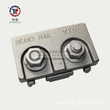 加工：双孔压板 起重机钢轨压板 鱼尾板 焊接双孔压板 压板组合件