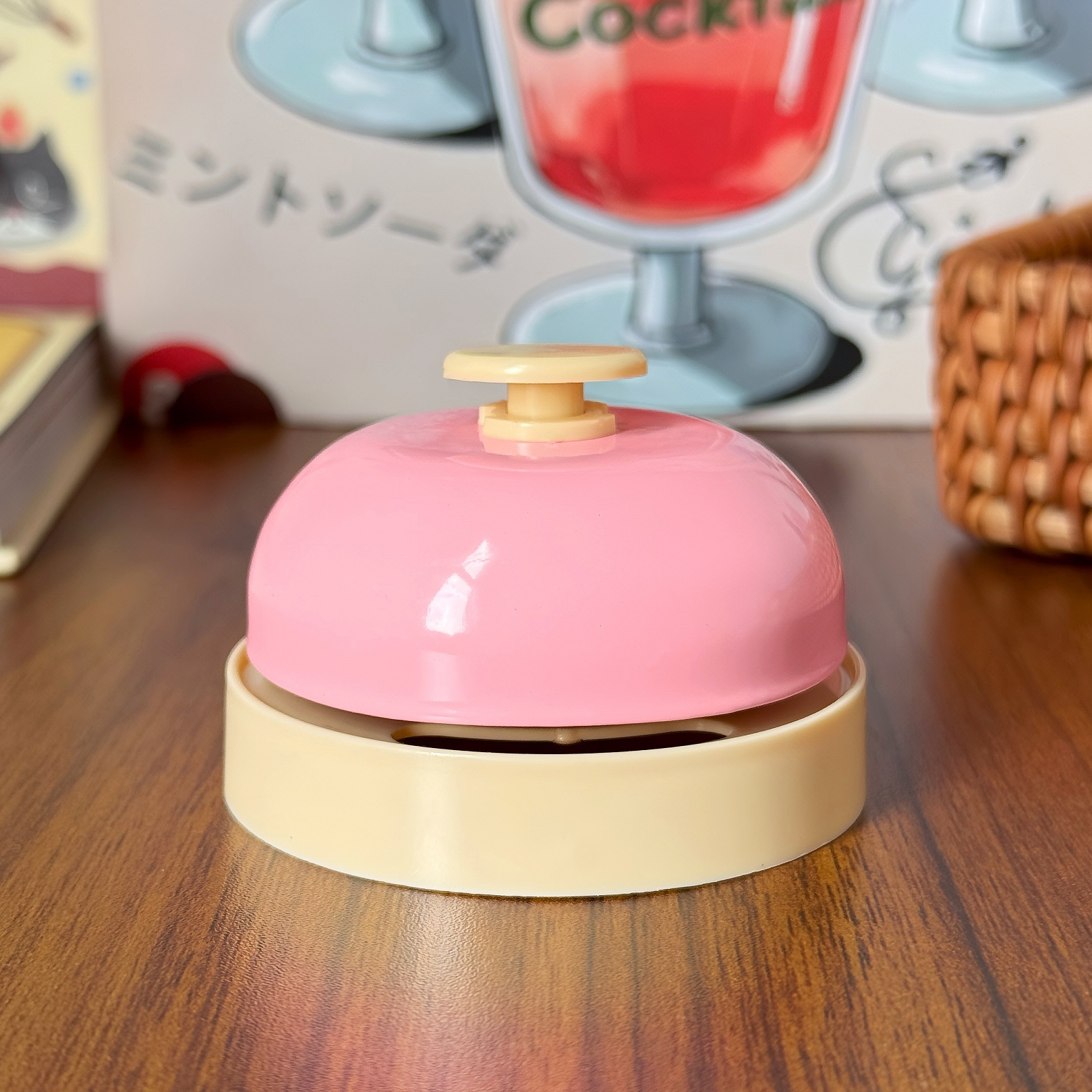 Large pink size—dinner bell