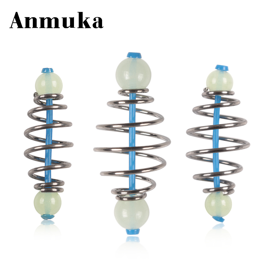 Núcleo de plástico jaula de cebo de primavera carpa de plata dispersos pistola jaula de cebo cadena gancho cebo titular de grano pesca gancho de explosión titular de cebo de primavera Taobao