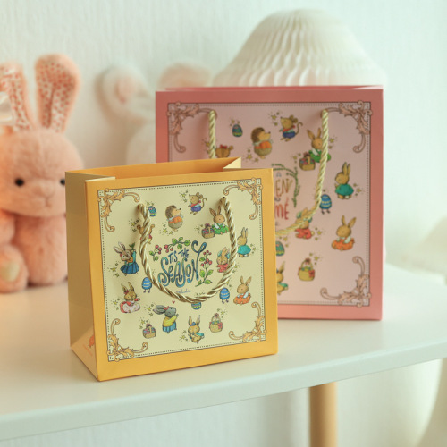 Bunny Lulu gift bag cartoon handbag gift birthday gift packaging bag creative full moon return gift bag