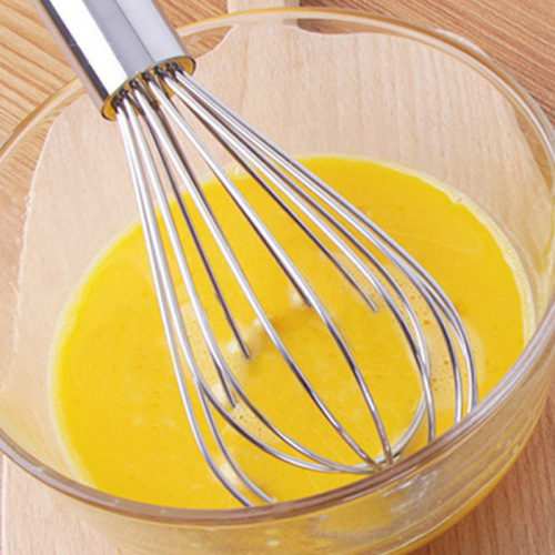 Yabei Baking Tools Stainless Steel Egg Beater Cream Whisper Manual Mixing Stick Milk Frother One Piece Dropshipping