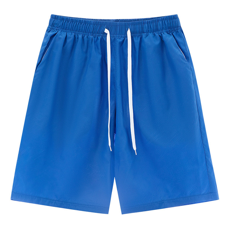 2025 Men's Summer Thin Dagging High Street Trendy All-match Casual Solid Color Tooling Loose plus size Shorts