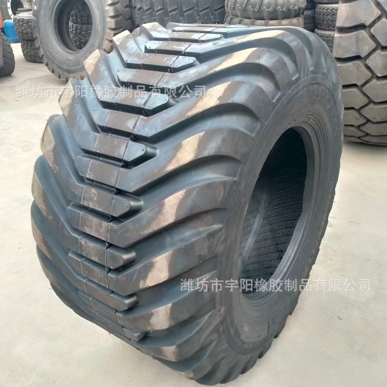 农业机械打捆机轮胎 600/50R22.5 拖车轮胎  宽基防陷