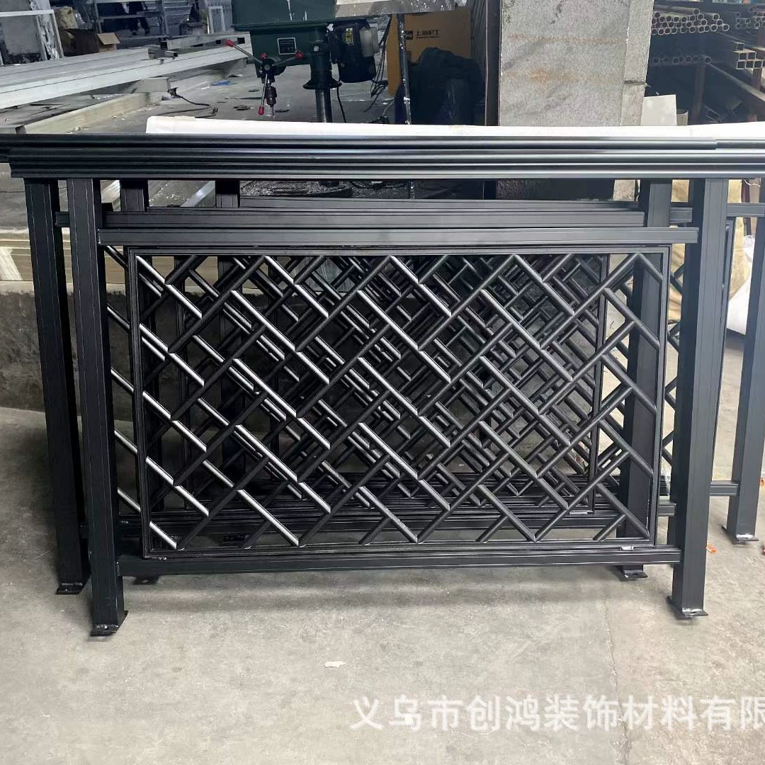 Забор из алюминиевого сплава, художественное ограждение из алюминия, перила для виллы, уличный забор для сообщества, защитное ограждение