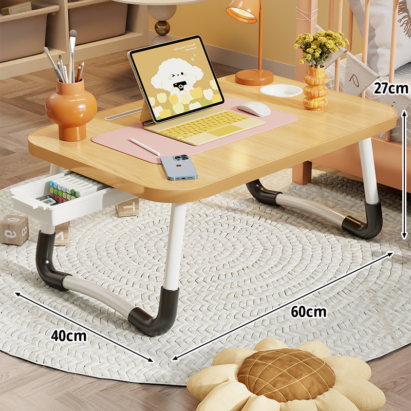 Mesa Plegable para Cama, Multifuncional, para Dormitorio y Estudiantes