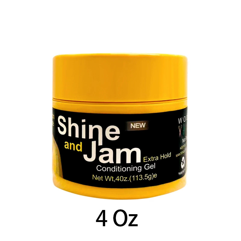 Gel Fijador para Peinados Shine Jam, Gel para Trenzas, Cera para el Cabello, Disponible en Varios Países