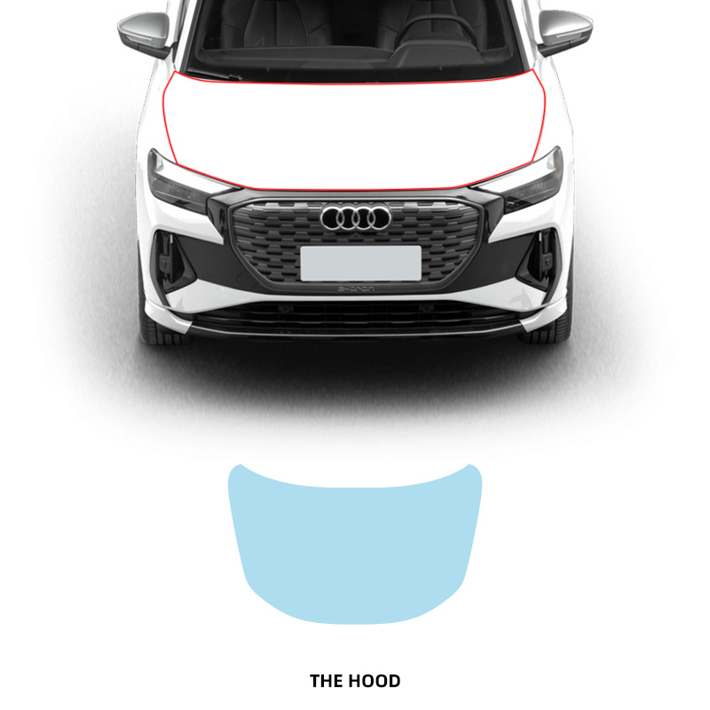Audi Q4 e-tron máquina especial para cortar TPU invisibles ropa de automóvil película transparente para todo el automóvil pintura película protectora pre-corte