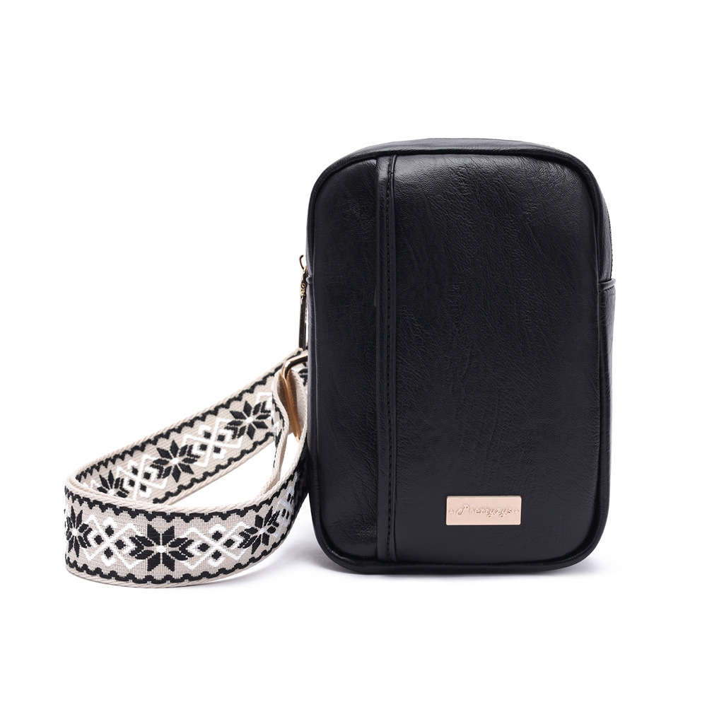Prettyzys bolso de pecho para mujer bolso de mensajero de cuero PU de moda casual al por mayor bolso de teléfono móvil de viaje bolso de hombro