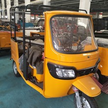 乘坐式六座电动三轮车 载人遮阳三轮车 汽油带棚载客观光嘟嘟车