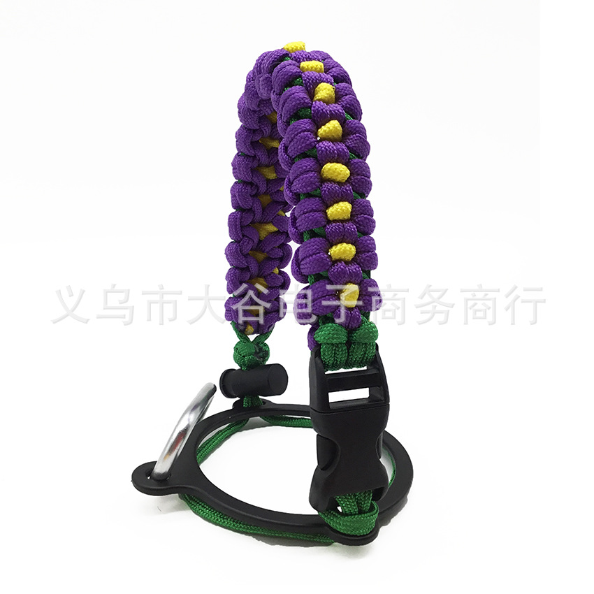 Amazon Venta caliente paraguas cuerda taza mango hidro frasco taza cuerda manejar cuerda todo tipo de cuerda en forma de flor