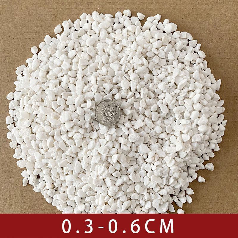 50kg 흰색 자갈 0.3-0.6cm