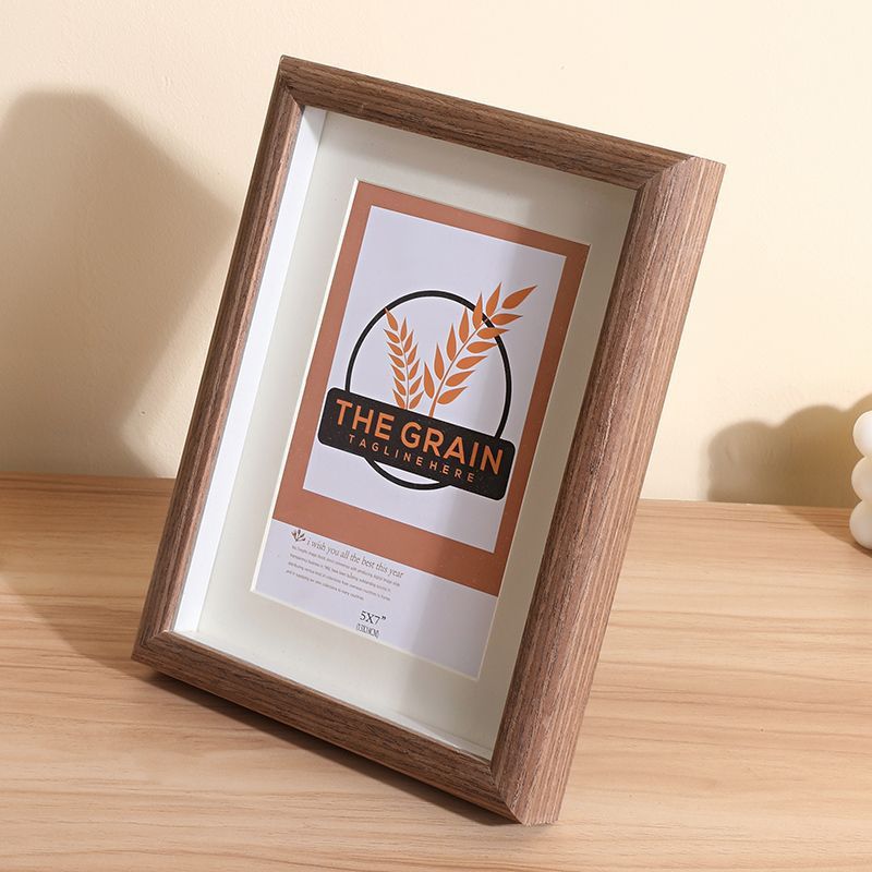 월넛 컬러 싱글 프레임 (1 장 6inch 사진)