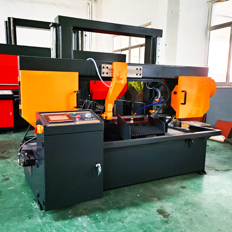 新款GZ4250龙门数控带锯床锯切圆钢快不锈钢切割机