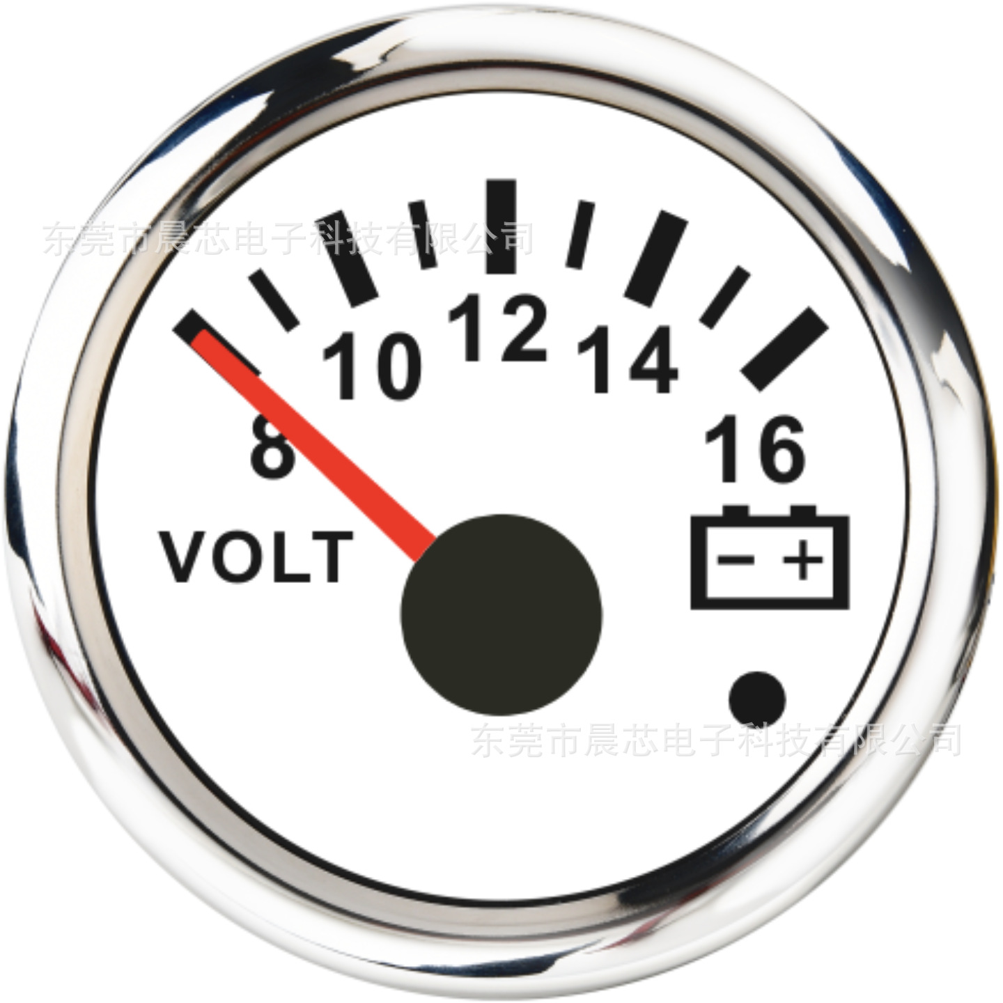 Commercial Vehicle Modified Vehicle Special Vehicle Ship Yacht 12V/24V Colorful Backlight Pointer Voltmeter