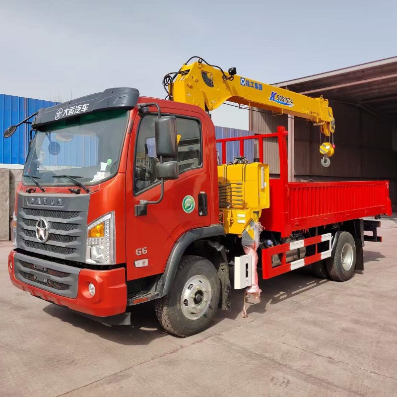 湖北大运G6徐工6.3吨随车吊价格 可配5吨以下吊机 适合云贵川路况