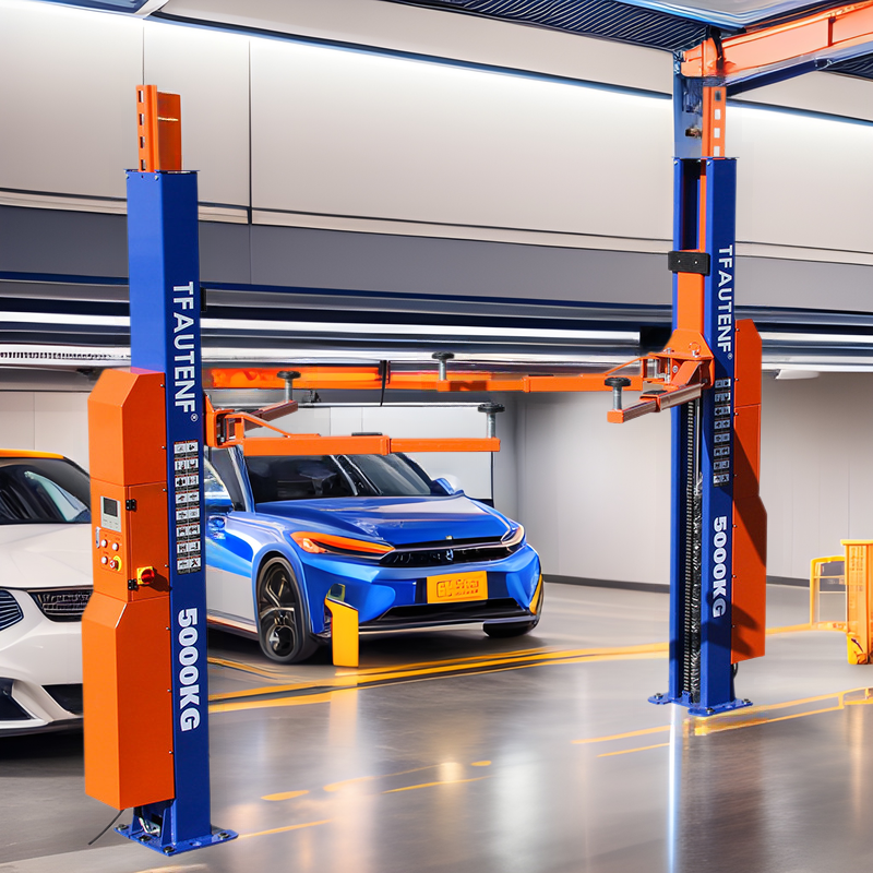 Elevador Hidráulico de Dos Columnas 5 Toneladas Inteligente para Automóviles image 4