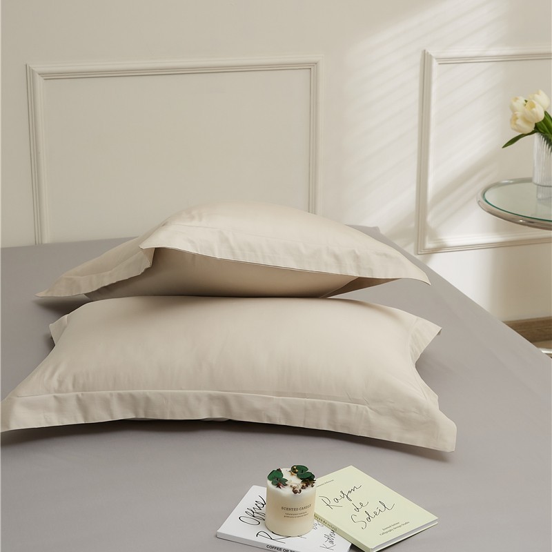 Funda de almohada de algodón de fibra larga, un solo forro de almohada de 48cm x 74cm, un par de fundas de almohada especiales de algodón puro 1