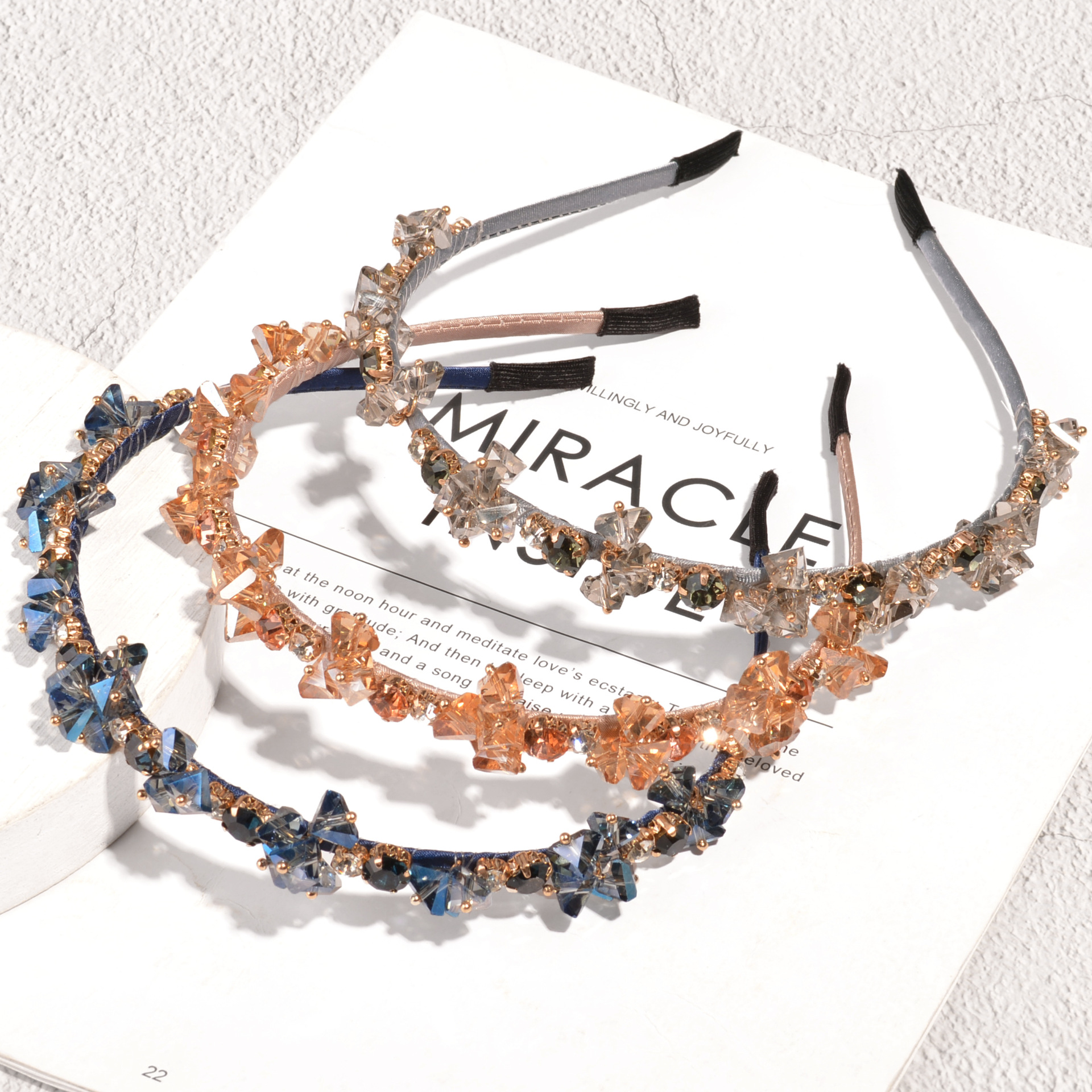 Headwear Classification Baroque Rhinestone Fashion Geometric Headband