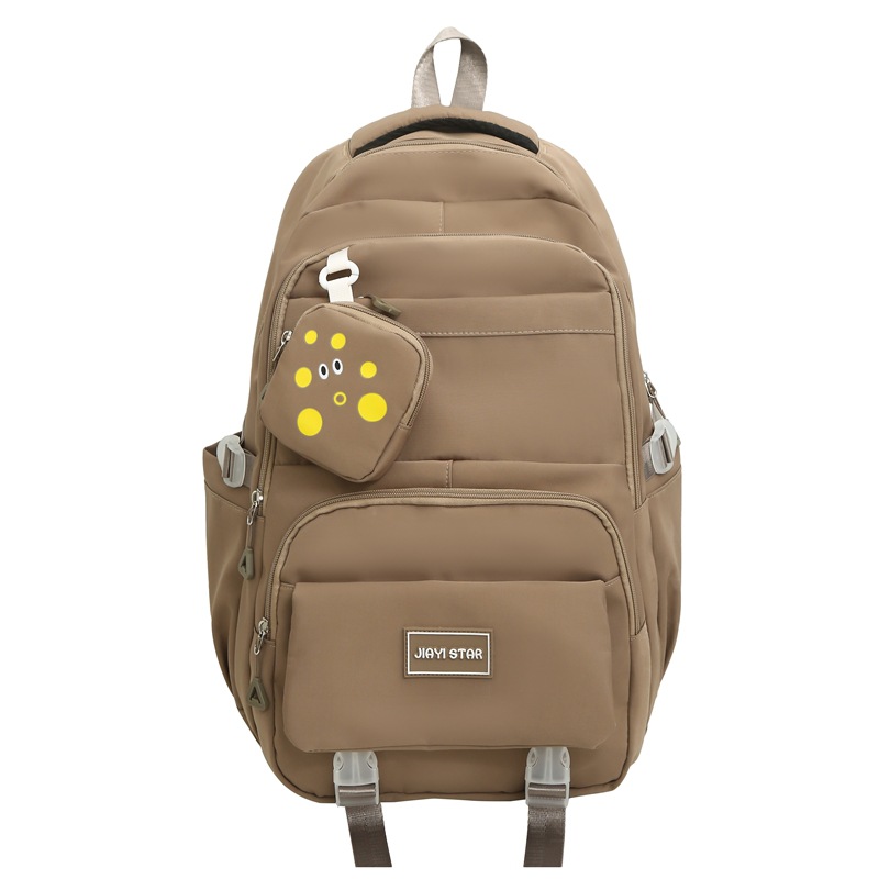 Mochila de tendencia de alta capacidad JIAYISTAR ocio estilo de la escuela de moda multifuncional mochila de estudiantes image 11