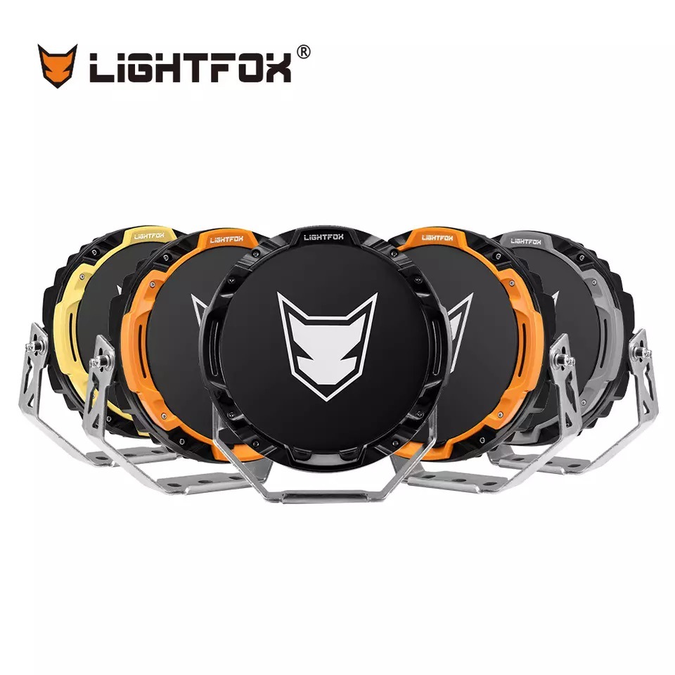 LIGHTFOX 31颗灯珠LED聚光9寸汽车前杠灯越野车改装射灯日行灯