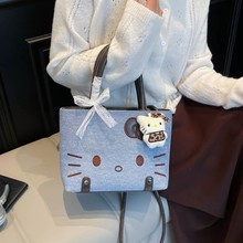 可爱复古Hellokitty包包女2025秋季新款时尚高颜值单肩斜挎手拎包