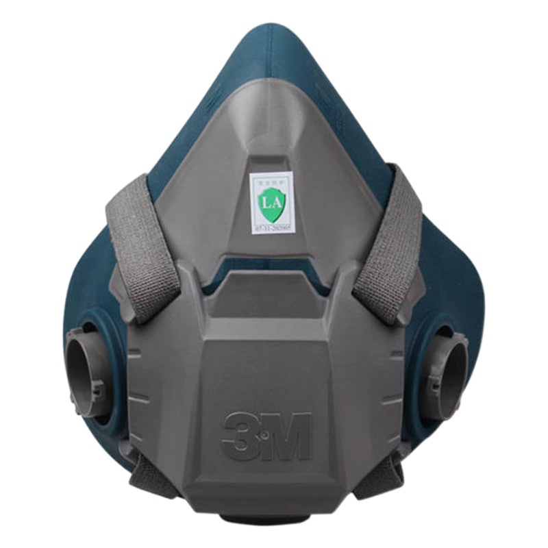 3M6502 máscara de gas de silicona de protección laboral media máscara con 6000 Series caja de filtro de veneno