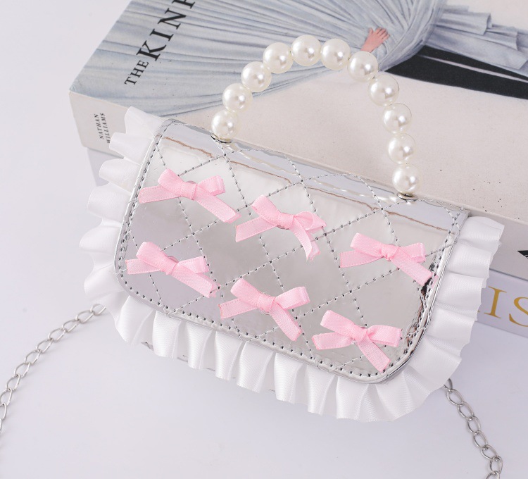Nuevo cross-border Lingerie PU bolso de perla hermoso bolso de princesa universal bolso de moda bolso de cambio al por mayor