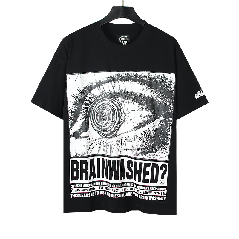 Venta al por mayor versión correcta pa marca de moda manga larga Camiseta palmera espalda Carta Grande logo manga de Batwing OS gota hombro superior