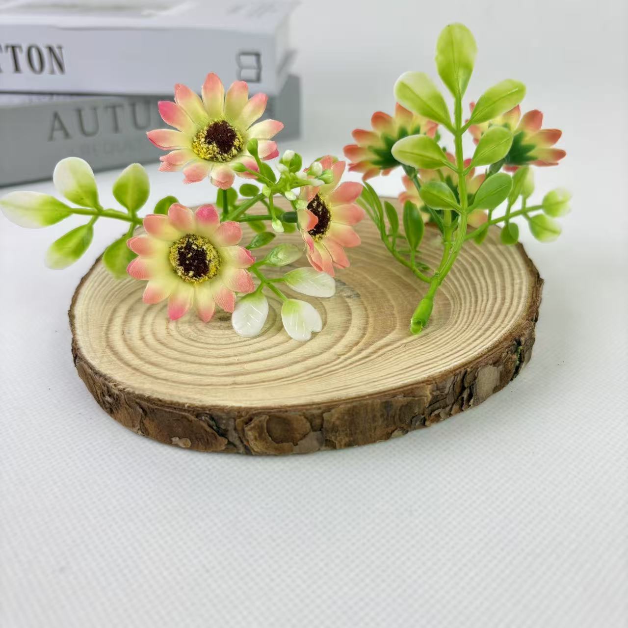 Pastoral pequeña flor fresca guirnaldas de flores tocado de novia fotografía accesorios de vacaciones joyas tocado de flores de pinza mini