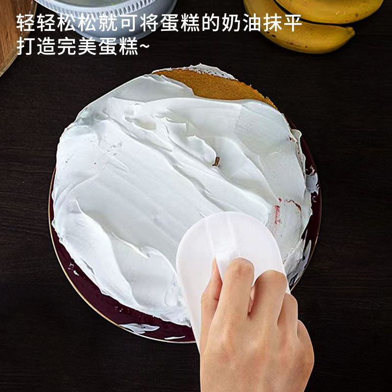 製菓道具 ケーキクリーム均し器 クリームスパチュラ ハンドル付き クリームスクレーパー 均し板|undefined