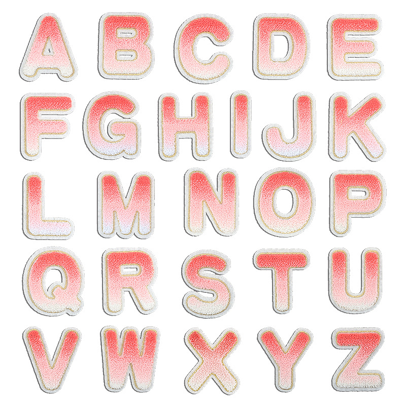 embroidery 26 letters clothes bag accessories embroidery Patches sticker ironing