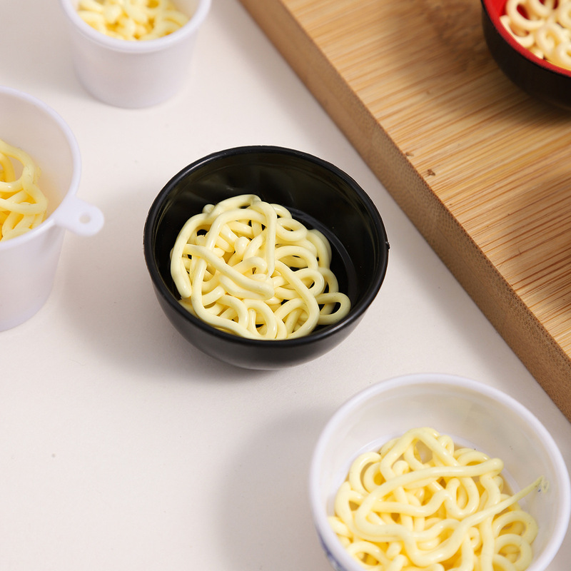 模擬ラーメン半製品麺ボウル DIY 食品玩具手作りインスタントラーメンアクセサリー模擬食品インスタントラーメン材料パッケージ|undefined