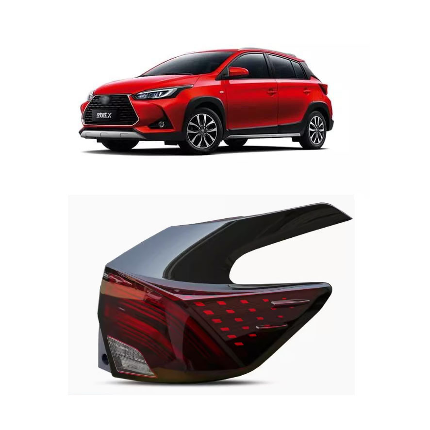 Aplicable a la carcasa de la luz trasera Toyota 21 - 23 años, conjunto de luz de dirección de freno LED trasero Zhixiu X