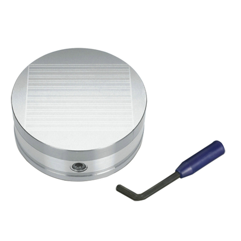 台湾精展GIN钨钢用圆形永磁吸盘54350-HMTR-13/16旋转线切割磁盘