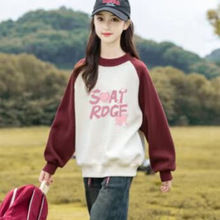 女童卫衣2024新款秋冬款女孩宝宝加绒秋