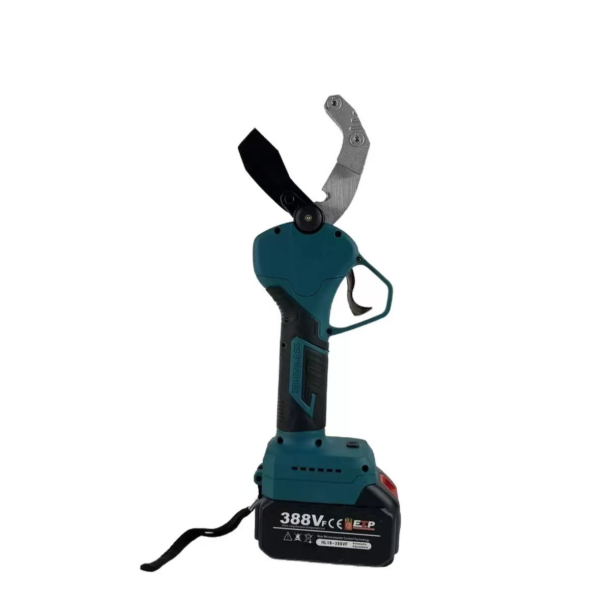 便捷修枝电动剪刀 充电手持修剪果树修枝3公分高园林打开口大剪刀