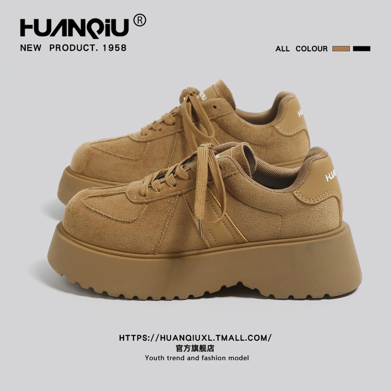 Trendy Thick-Soled German Training Shoes for Women 2025 New Winter Super Popular Height-Increasing Versatile Platform Casual Birkenstock Shoes