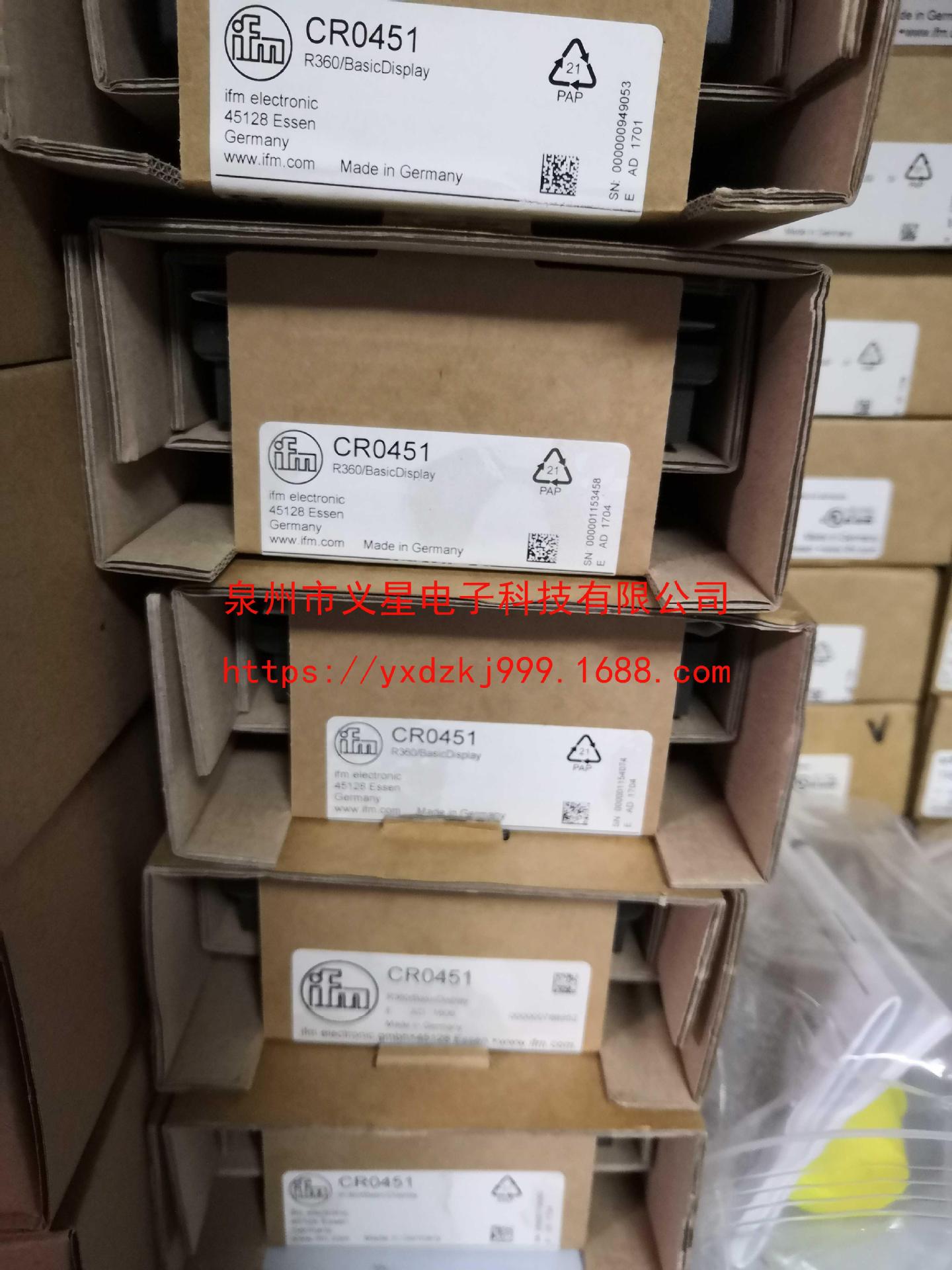 只卖全新原装IFM易福门 CR0451 CR0403 CR0452