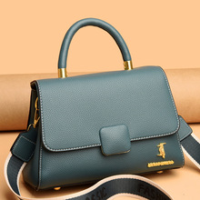 手提包女大容量2022新款真皮软皮包包斜挎包百搭时尚中包单肩包